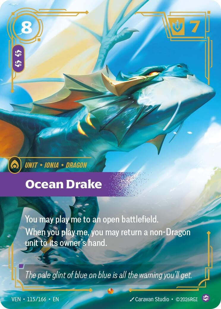 Ocean Drake (115/166) (Vendetta) (VEN)