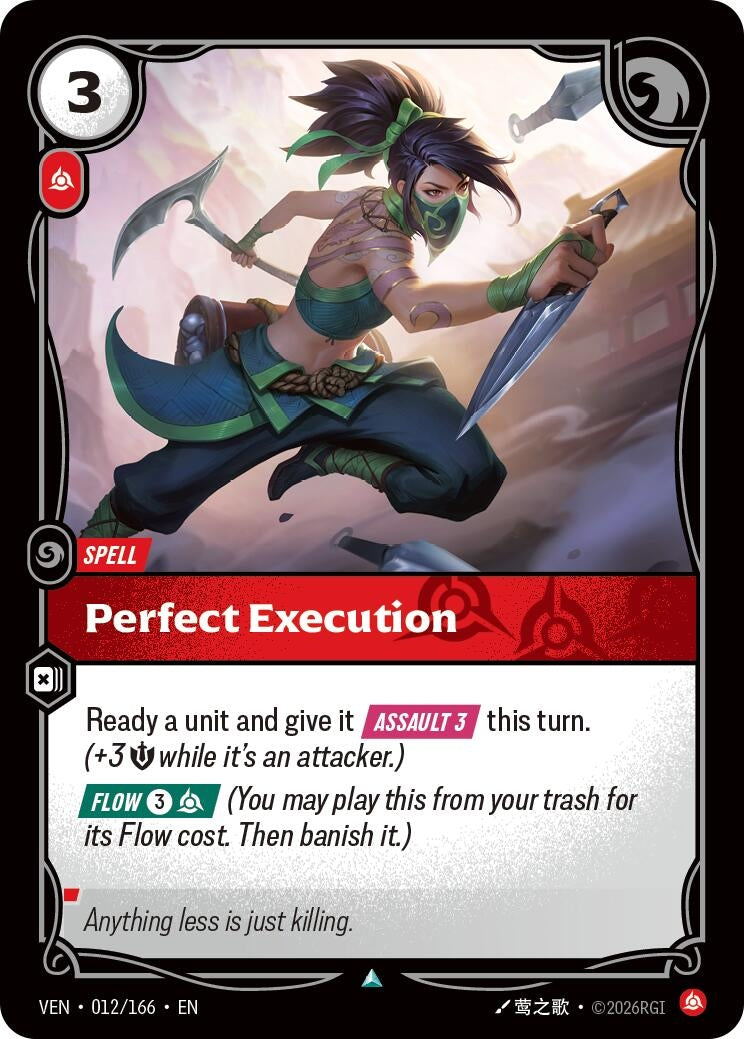 Perfect Execution (012/166) (Vendetta) (VEN)
