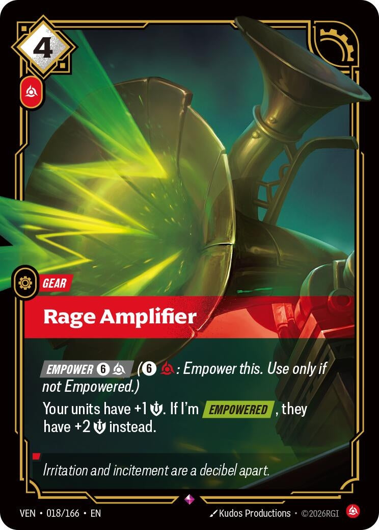 Rage Amplifier (018/166) (Vendetta) (VEN)