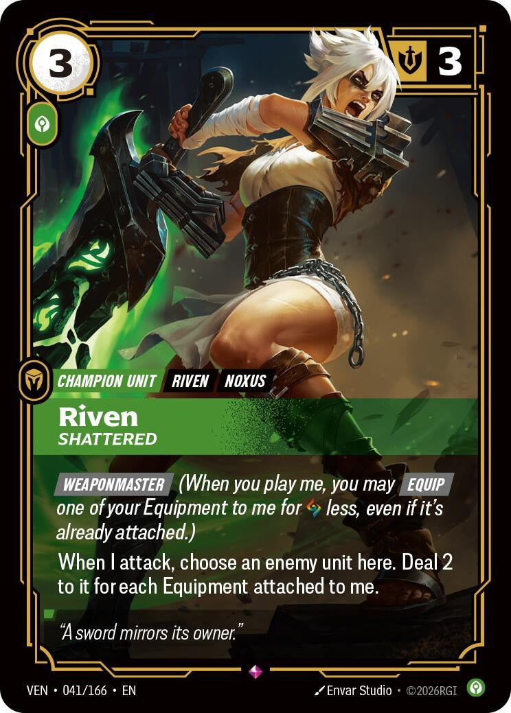 Riven - Shattered (041/166) (Vendetta) (VEN)