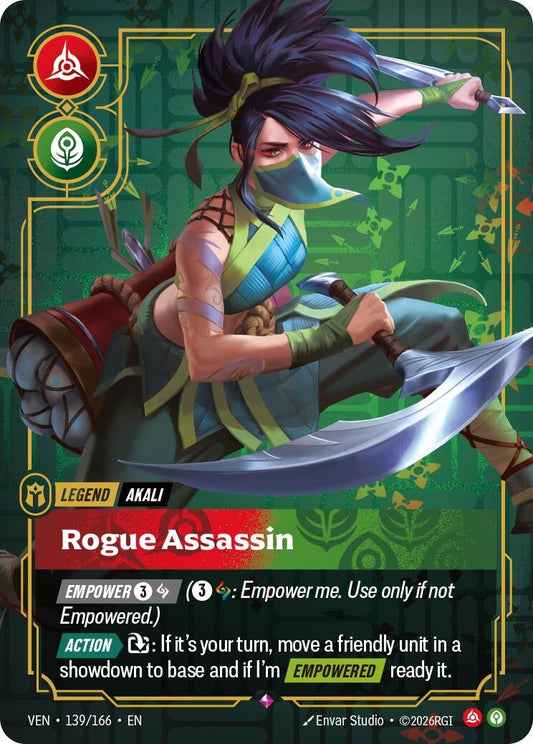 Akali - Rogue Assassin (139/166) (Vendetta) (VEN)