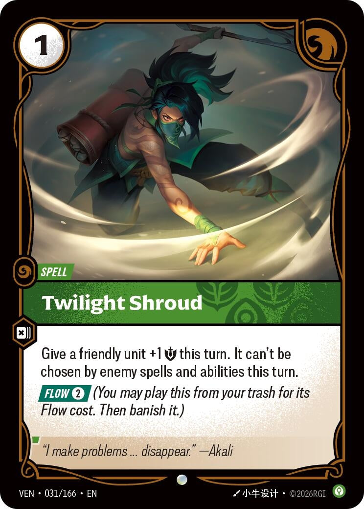 Twilight Shroud (031/166) (Vendetta) (VEN)