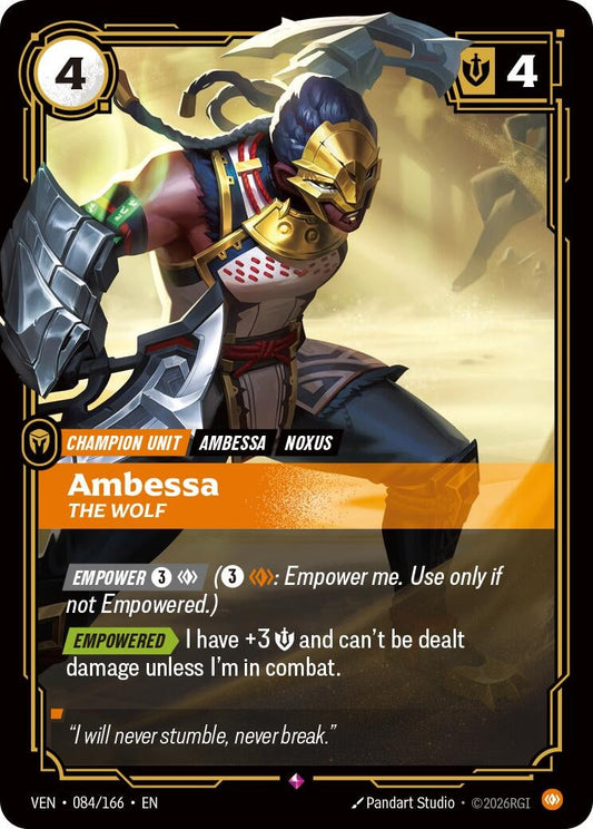 Ambessa - The Wolf (084/166) (Vendetta) (VEN)