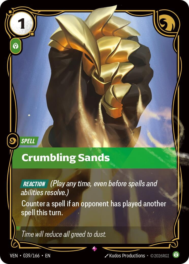 Crumbling Sands (039/166) (Vendetta) (VEN)
