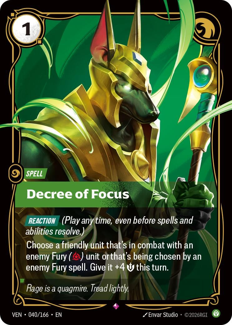 Decree of Focus (040/166) (Vendetta) (VEN)