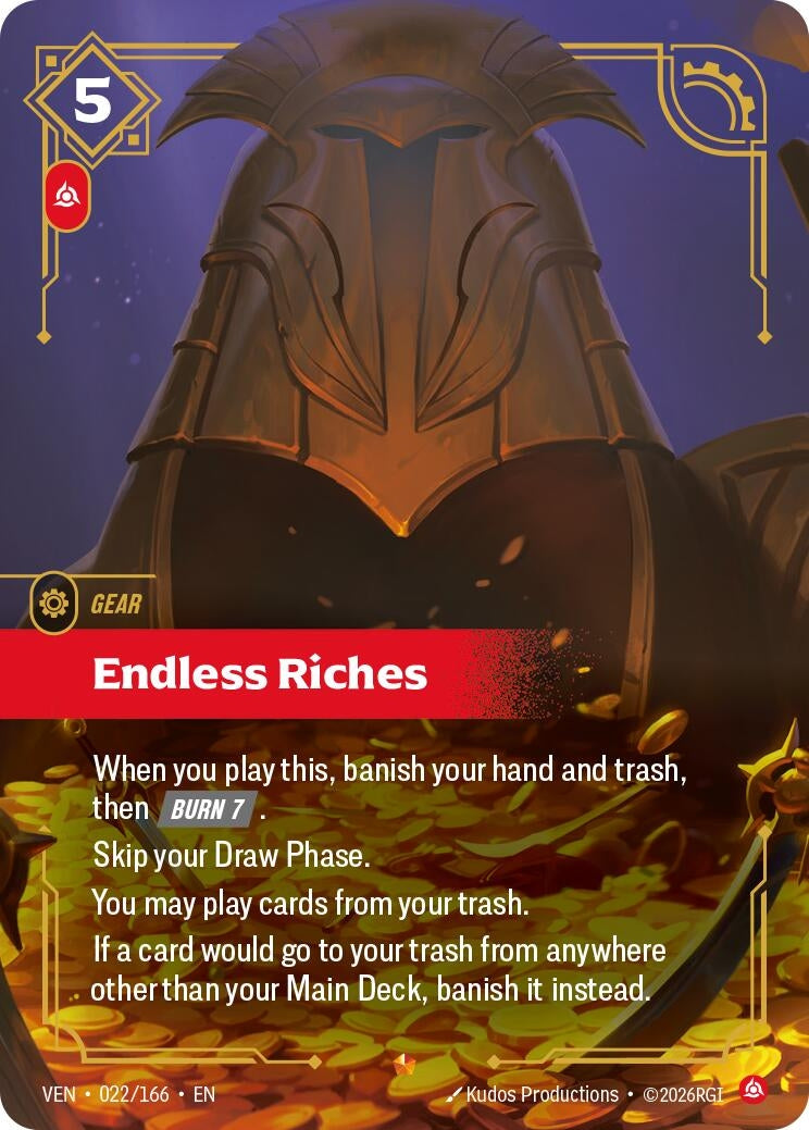 Image for Endless Riches (022/166) (Vendetta) (VEN) - Riftbound: League of Legends Trading Card Game