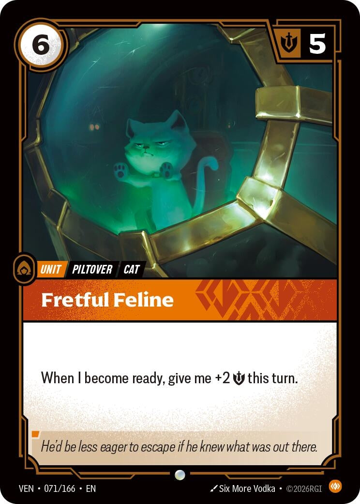 Image for Fretful Feline (071/166) (Vendetta) (VEN) - Riftbound: League of Legends Trading Card Game