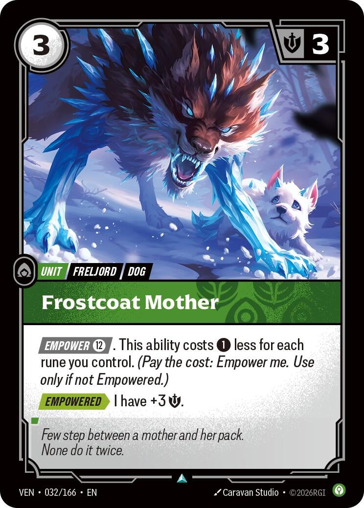 Image for Frostcoat Mother (032/166) (Vendetta) (VEN) - Riftbound: League of Legends Trading Card Game
