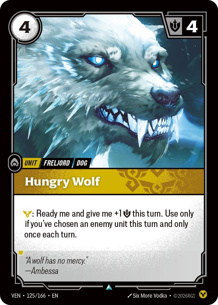 Image for Hungry Wolf (125/166) (Vendetta) (VEN) - Riftbound: League of Legends Trading Card Game
