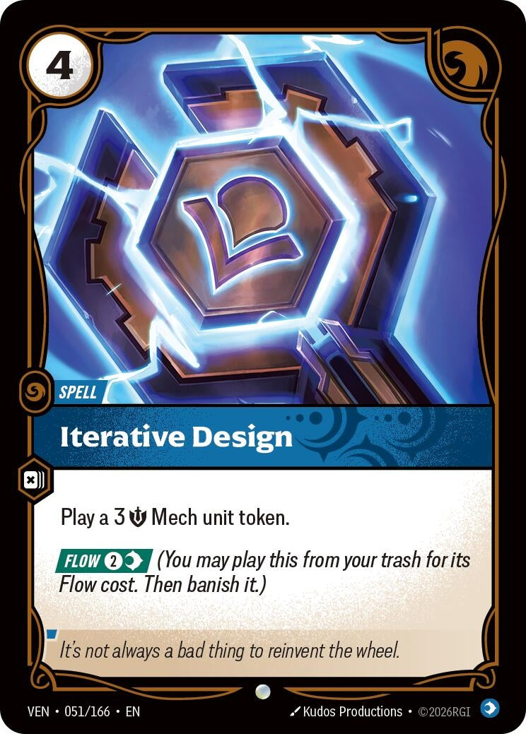 Image for Iterative Design (051/166) (Vendetta) (VEN) - Riftbound: League of Legends Trading Card Game