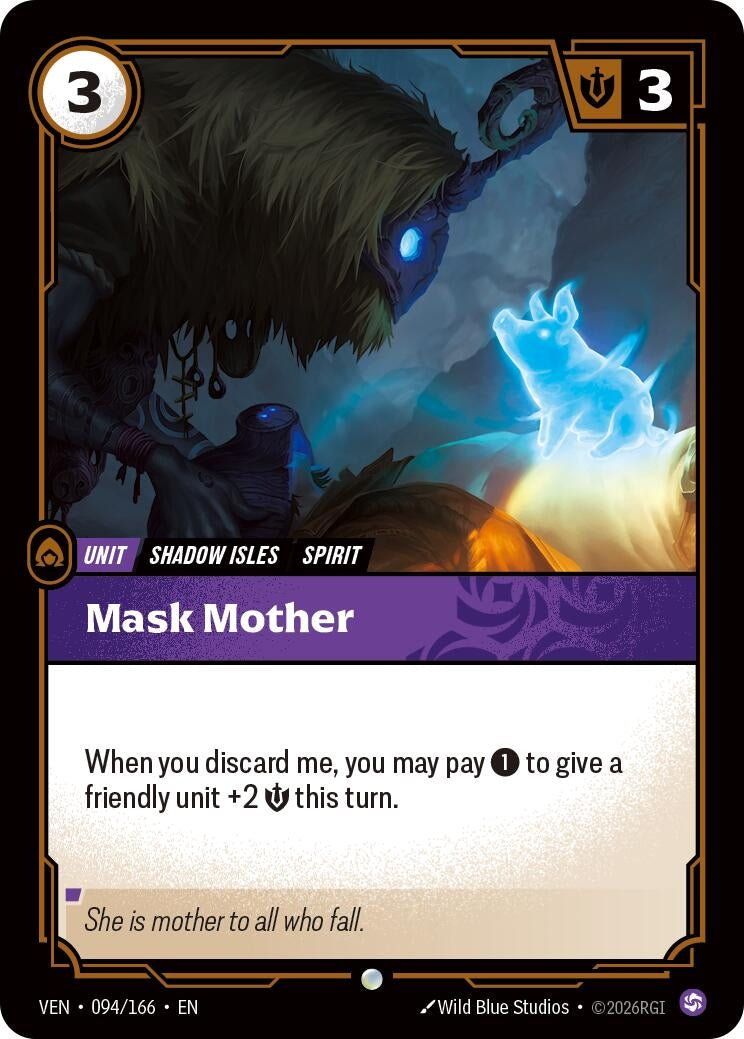 Image for Mask Mother (094/166) (Vendetta) (VEN) - Riftbound: League of Legends Trading Card Game