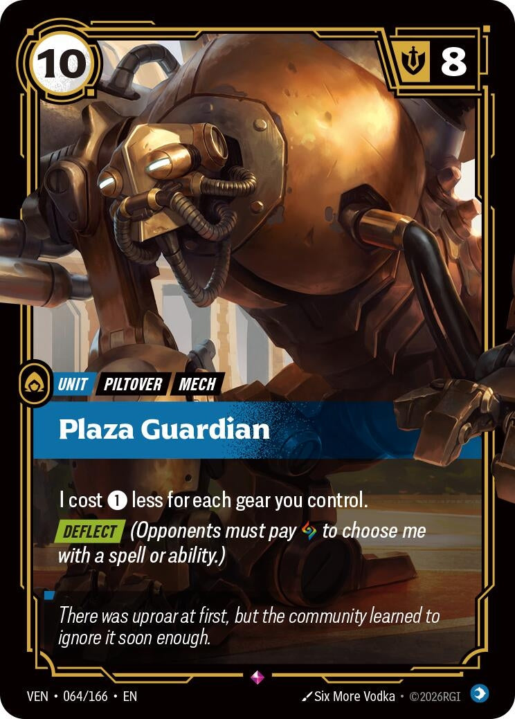 Image for Plaza Guardian (064/166) (Vendetta) (VEN) - Riftbound: League of Legends Trading Card Game
