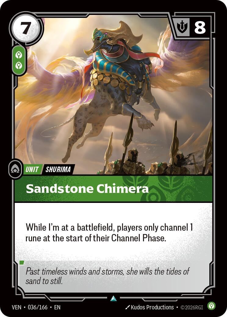 Image for Sandstone Chimera (036/166) (Vendetta) (VEN) - Riftbound: League of Legends Trading Card Game