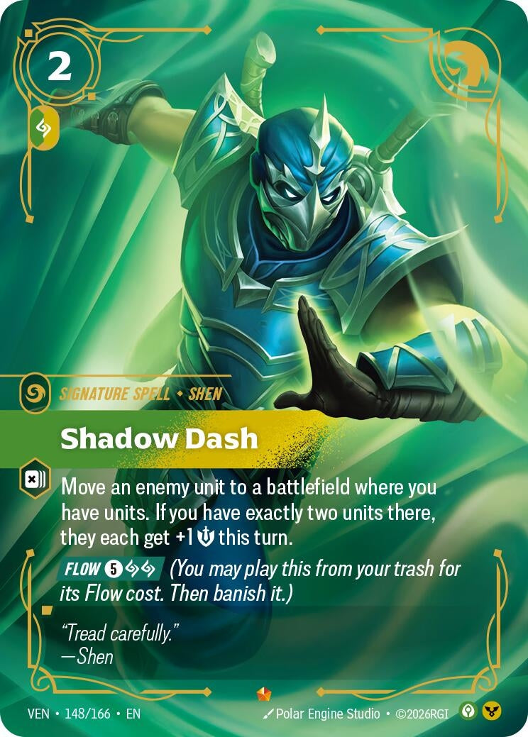 Image for Shadow Dash (148/166) (Vendetta) (VEN) - Riftbound: League of Legends Trading Card Game