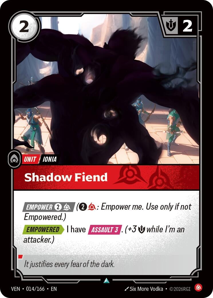 Image for Shadow Fiend (014/166) (Vendetta) (VEN) - Riftbound: League of Legends Trading Card Game