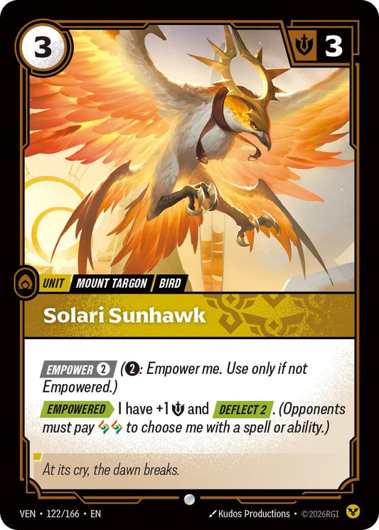 Image for Solari Sunhawk (122/166) (Vendetta) (VEN) - Riftbound: League of Legends Trading Card Game