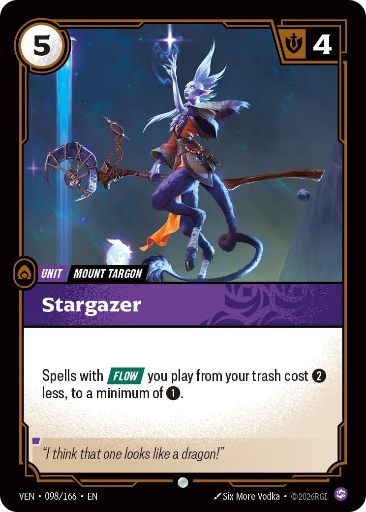 Image for Stargazer (098/166) (Vendetta) (VEN) - Riftbound: League of Legends Trading Card Game