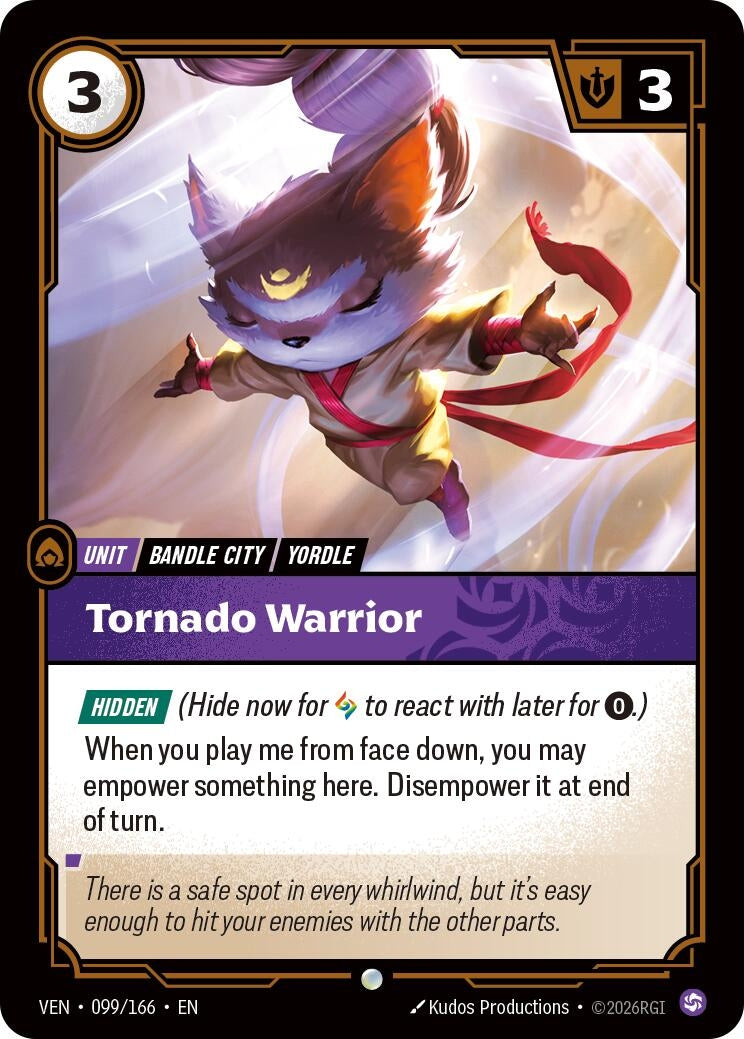 Image for Tornado Warrior (099/166) (Vendetta) (VEN) - Riftbound: League of Legends Trading Card Game