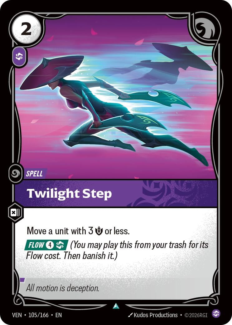 Image for Twilight Step (105/166) (Vendetta) (VEN) - Riftbound: League of Legends Trading Card Game