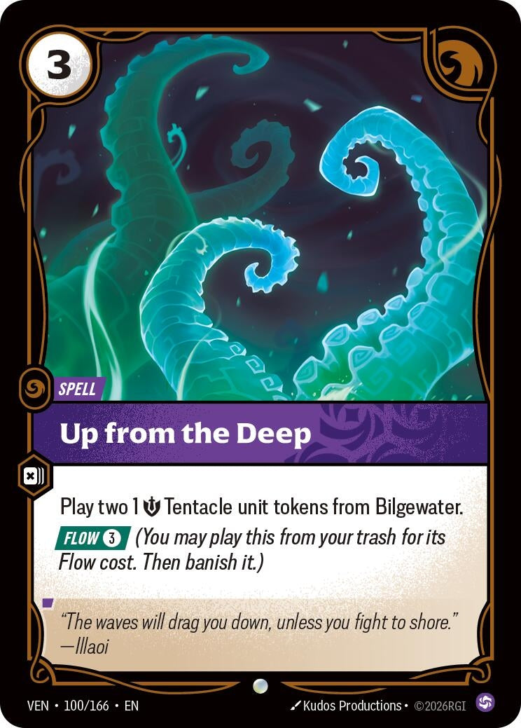 Image for Up from the Deep (100/166) (Vendetta) (VEN) - Riftbound: League of Legends Trading Card Game