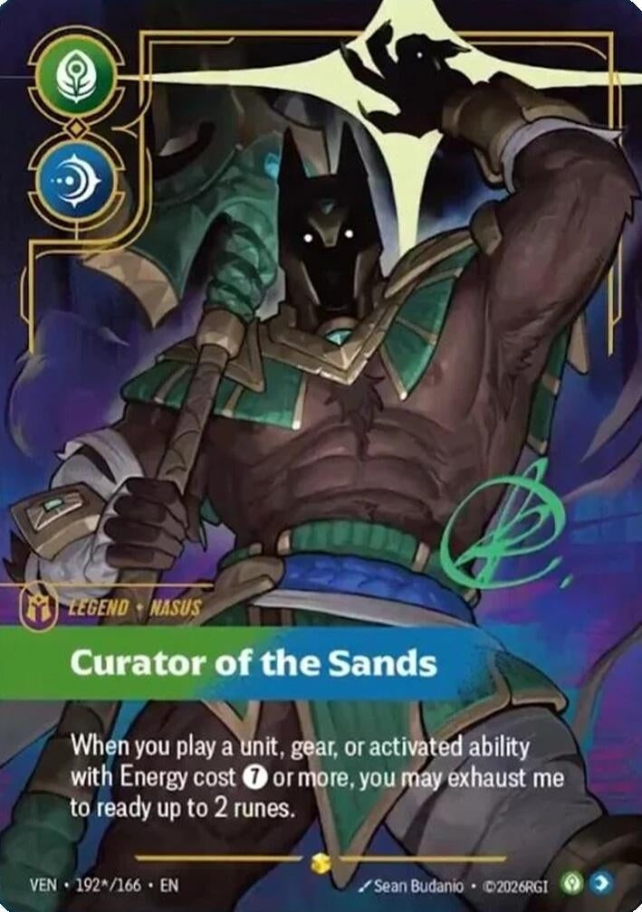 Nasus - Curator of the Sands (Signature) (192*/166) (Vendetta) (VEN)