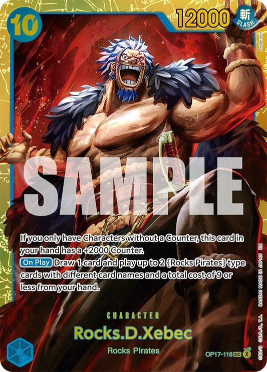 Rocks.D.Xebec (118) (OP17-118) (The World's Strongest Warriors) (OP17)