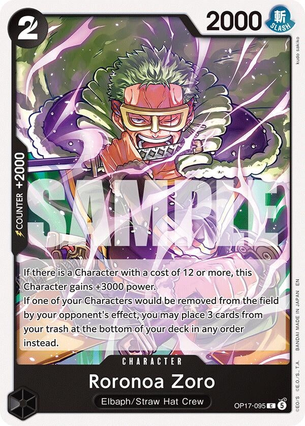 Roronoa Zoro (OP17-095) (The World's Strongest Warriors) (OP17)