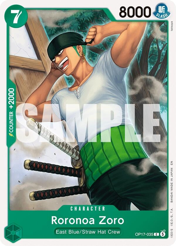 Image for Roronoa Zoro (035) (OP17-035) (The World's Strongest Warriors) (OP17) - One Piece Card Game