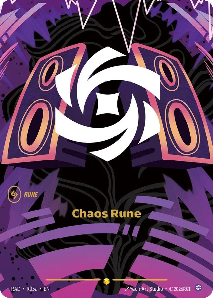 Image for Chaos Rune (R05a) (R05a) (Radiance) (RAD) - Riftbound: League of Legends Trading Card Game