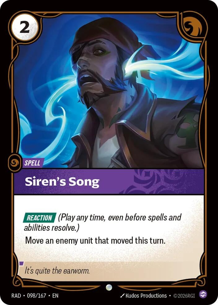 Image for Siren's Song (098/167) (Radiance) (RAD) - Riftbound: League of Legends Trading Card Game