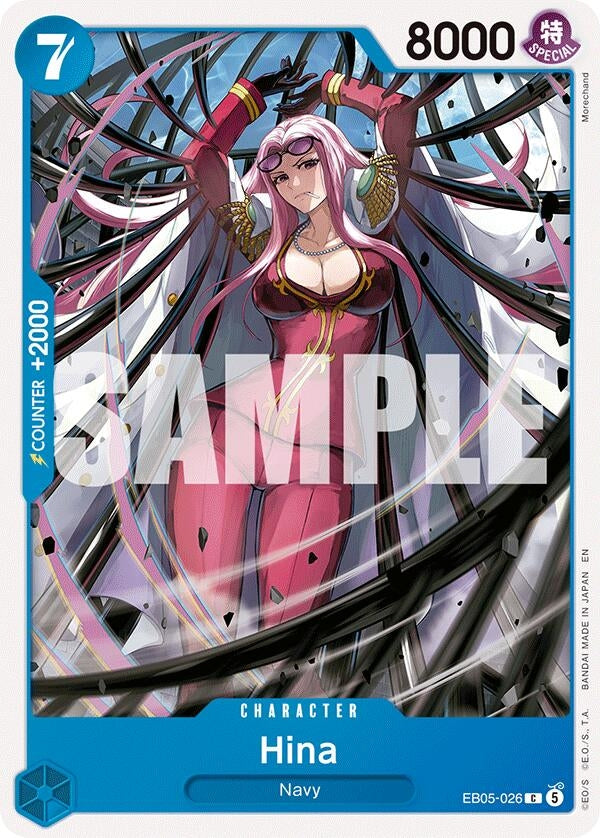 Image for Hina (EB05-026) (Extra Booster: One Piece Heroines Edition Vol. 2) (EB05) - One Piece Card Game