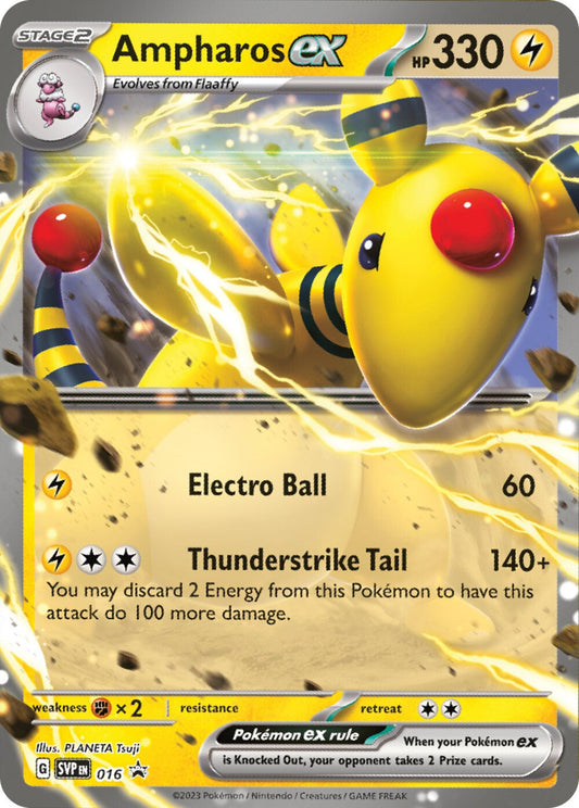 Ampharos ex - 016 (016) [SV: Scarlet & Violet Promo Cards]
