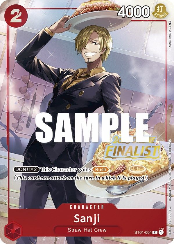 Sanji (Online Regional 2023) (ST01-004) [One Piece Promotion Cards]