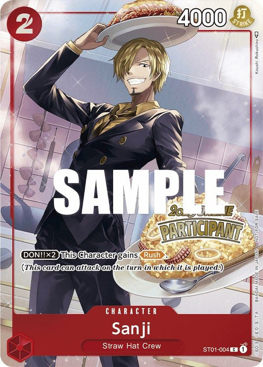 Sanji (Online Regional 2023) (ST01-004) [One Piece Promotion Cards]