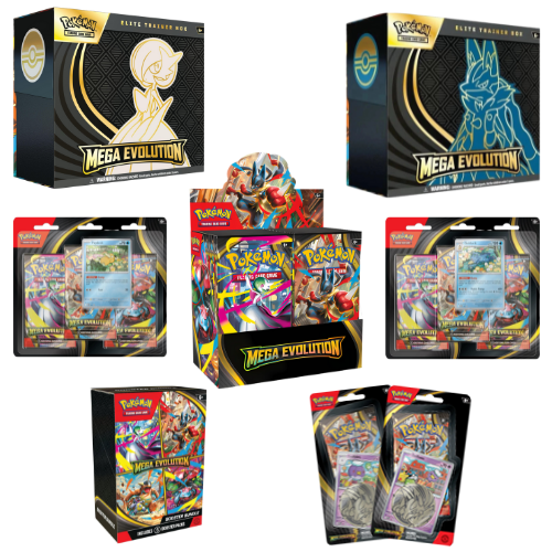 Mega Evolution - Bundle (Enhanced Booster Box, Elite Trainer Box, Booster Bundle)