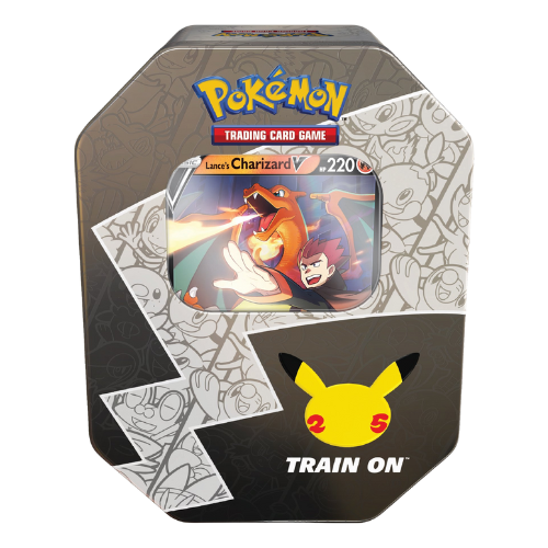 Celebrations: 25th Anniversary - International Tin (Lance's Charizard V)