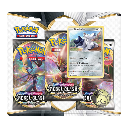 Sword & Shield: Rebel Clash - 3-Pack Blister (Duraludon)