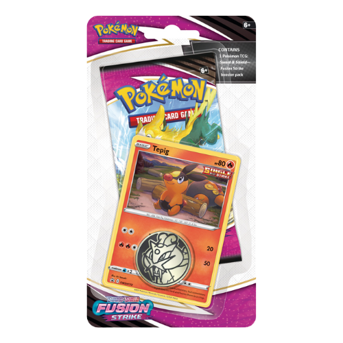 Sword & Shield: Fusion Strike - Single Pack Blister (Tepig)