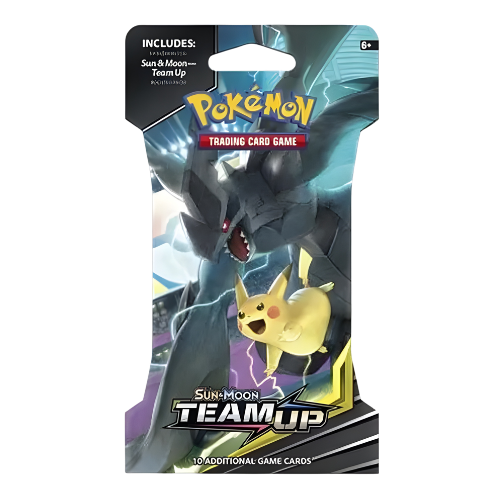 Sun & Moon: Team Up - Sleeved Booster Pack (Pikachu/Zekrom)