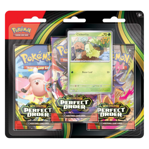 Perfect Order 3 Pack Blister [Chikorita]