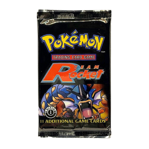 Team Rocket 1st Edition - Booster Pack Gyarados Art Work