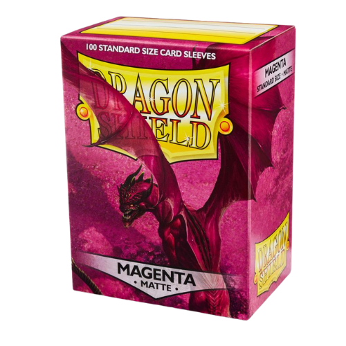 Dragon Shield Box 100 Sleeves - Magenta Matte
