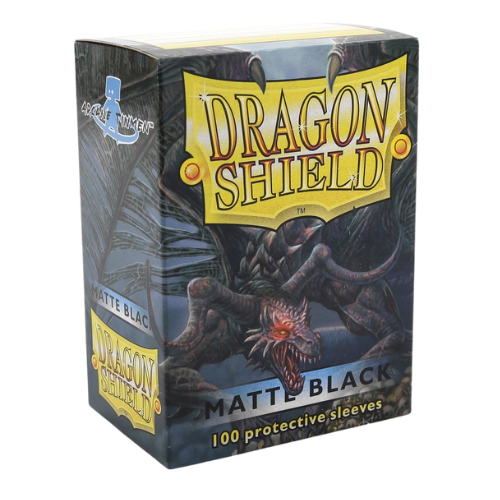 Dragon Shield Box 100 Sleeves - Black Matte