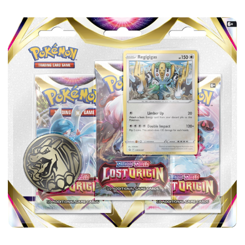 Sword & Shield: Lost Origin - 3-Pack Blister (Regigigas)