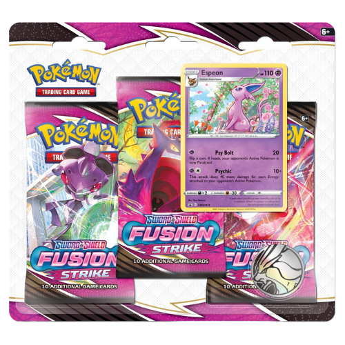Sword & Shield: Fusion Strike - 3-Pack Blister (Espeon)