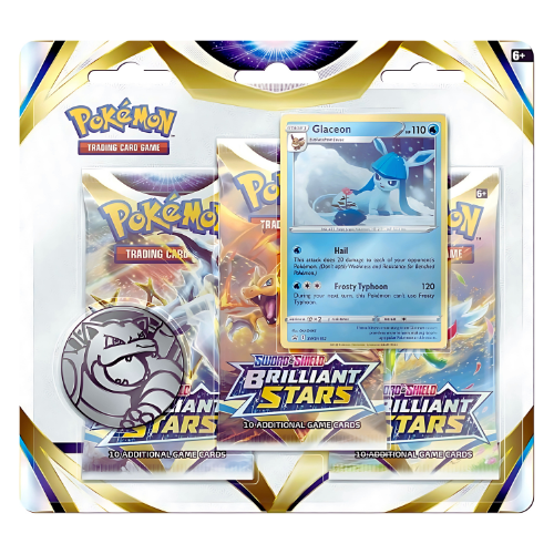 Sword & Shield: Brilliant Stars - 3-Pack Blister (Glaceon)