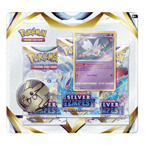 Sword & Shield: Silver Tempest - 3-Pack Blisters (Togetic)