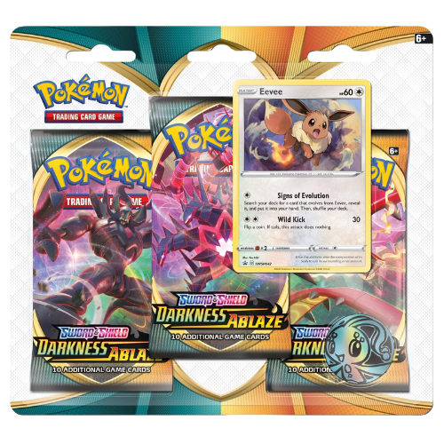 Sword & Shield: Darkness Ablaze - 3-Pack Blister (Eevee)