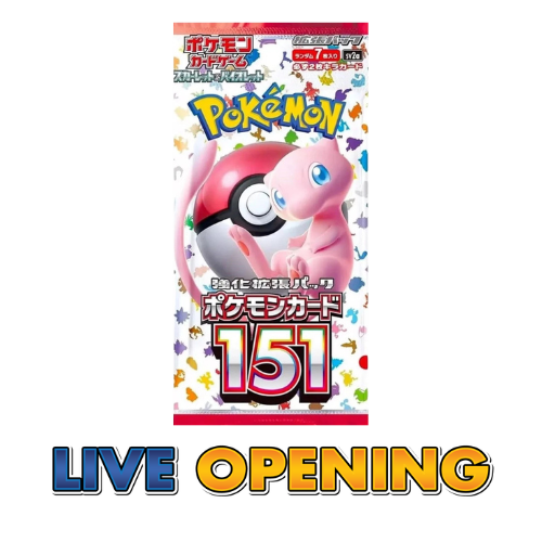 Japanese Pokemon 151 SV2A - Booster Pack (Live)