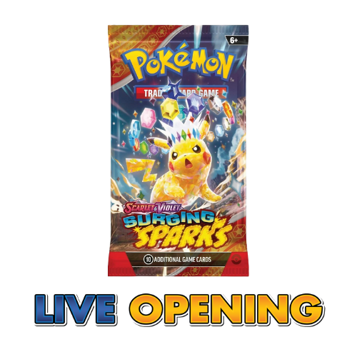 Scarlet & Violet: Surging Sparks - Booster Pack (Live)
